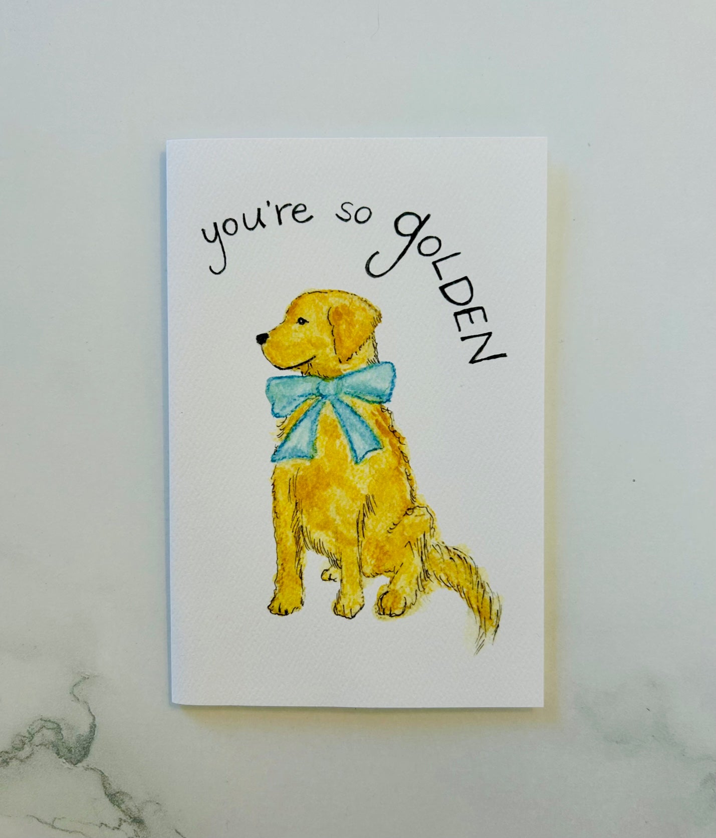 Golden Retriever Greeting Card