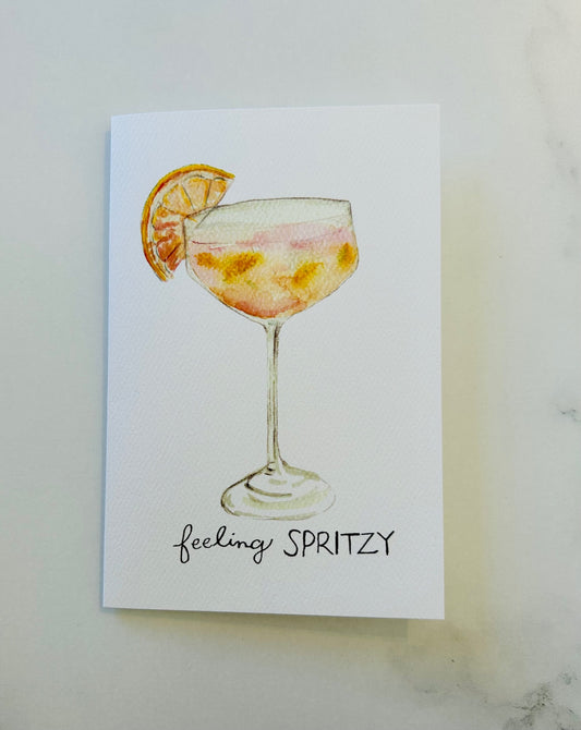 Spritzer Birthday Card