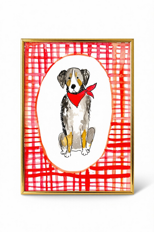 5x7 Pet Portraits (Detailed Background 1 Pet)